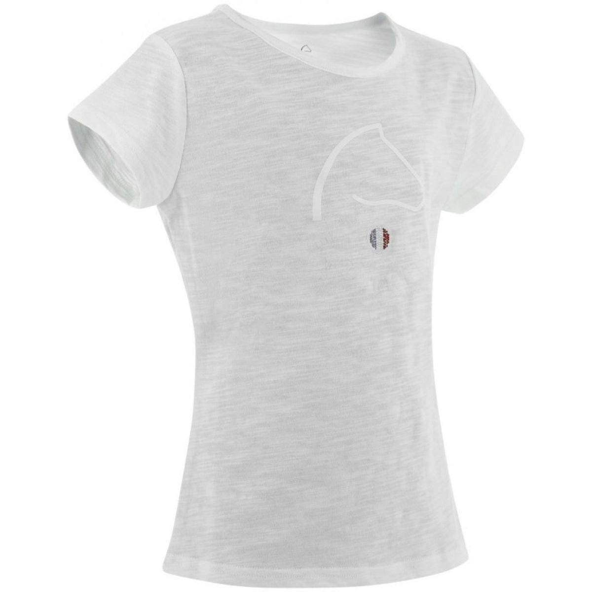 EQUITHÈME T-Shirt Claire FR Wit