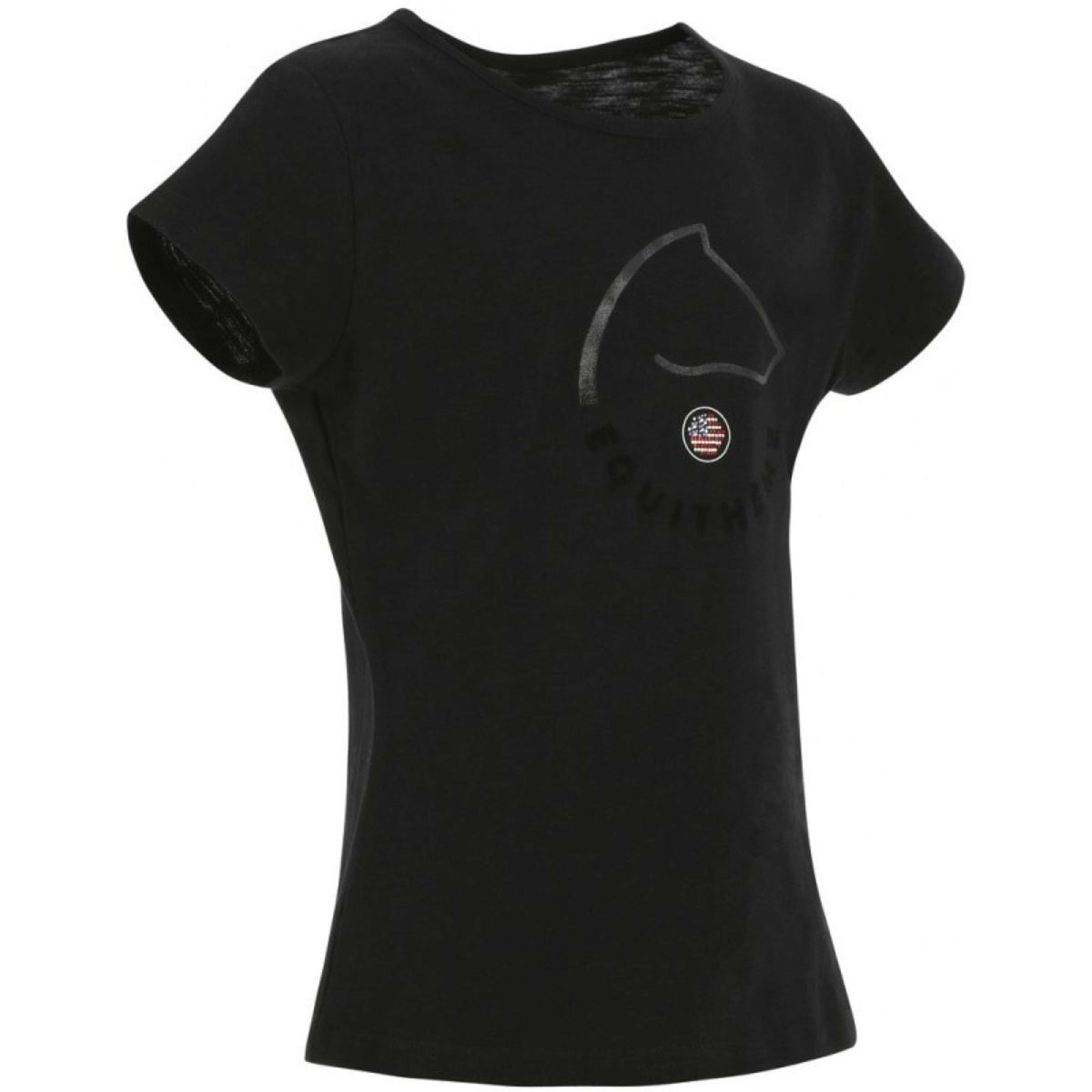 EQUITHÈME T-Shirt Claire US Zwart