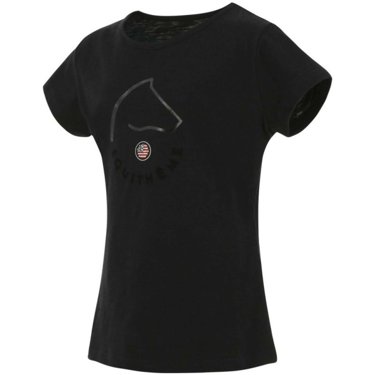 EQUITHÈME T-Shirt Claire US Zwart