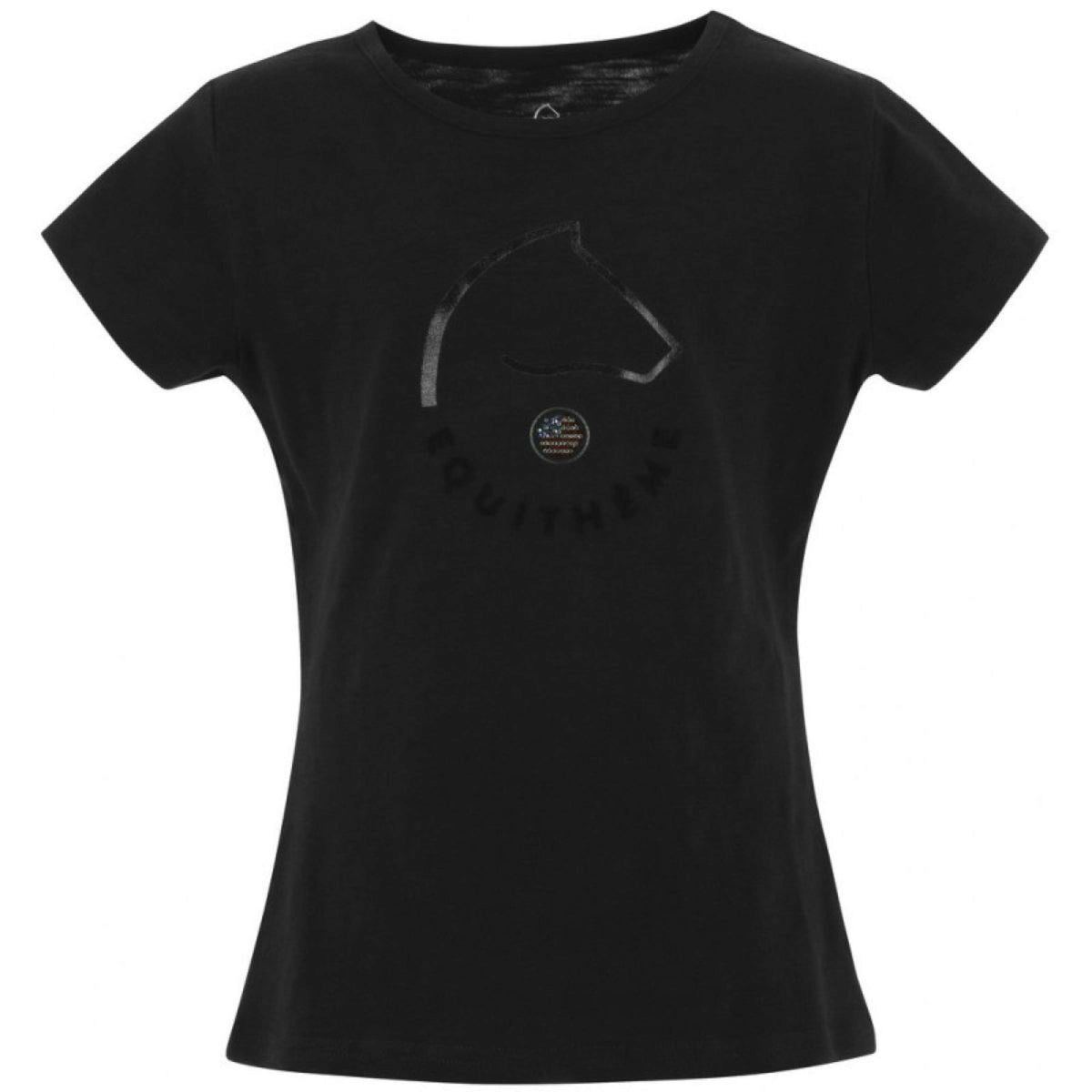 EQUITHÈME T-Shirt Claire US Zwart