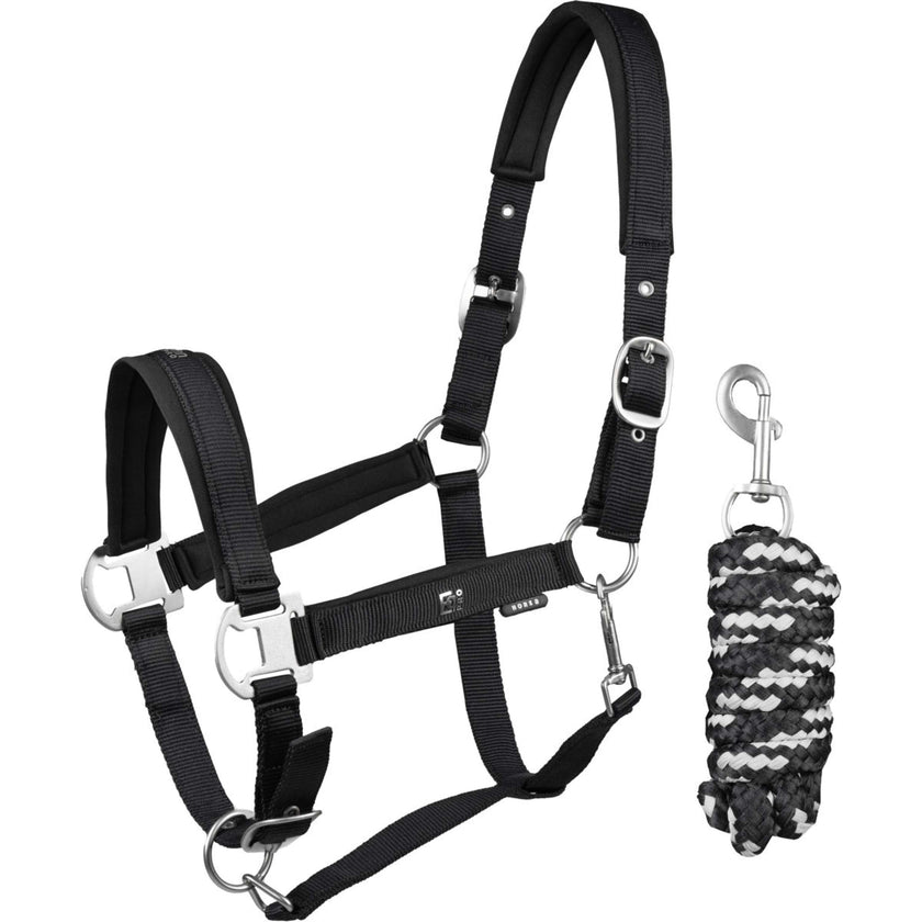 EQPRO Halsterset Precious Zwart