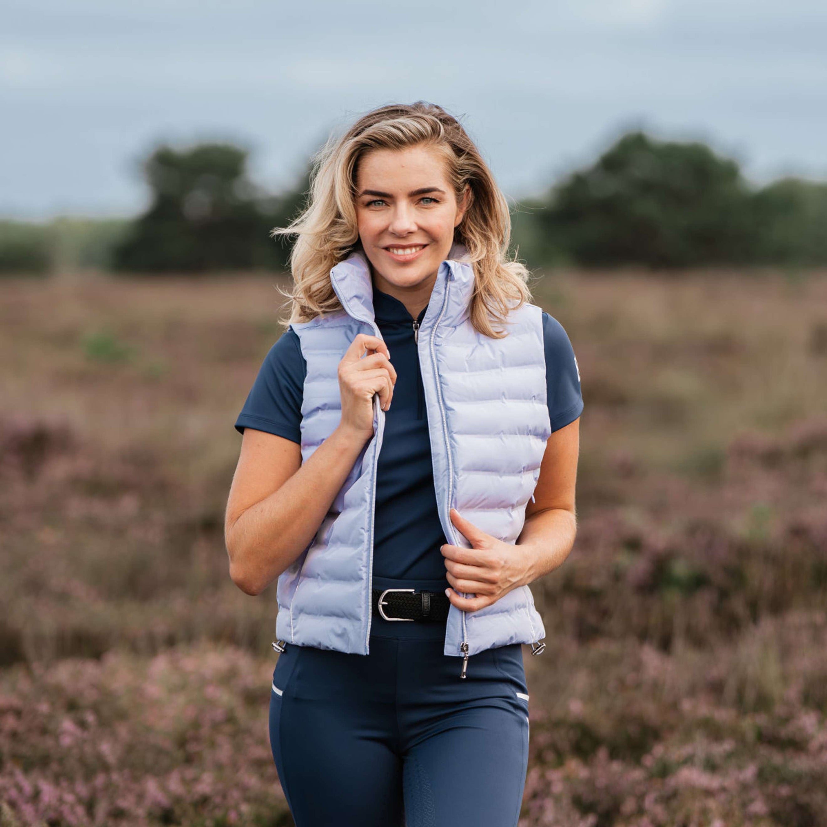 EQPRO Bodywarmer Agatha Lilac Coral EQPRO Bodywarmer Agatha Lilac Coral