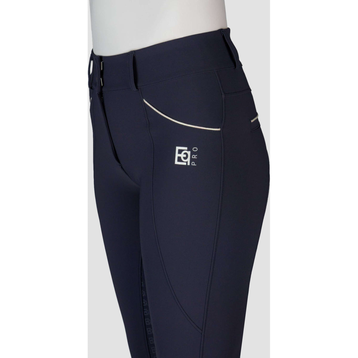 EQPRO Rijbroek Sylvie Full Grip Navy Blue