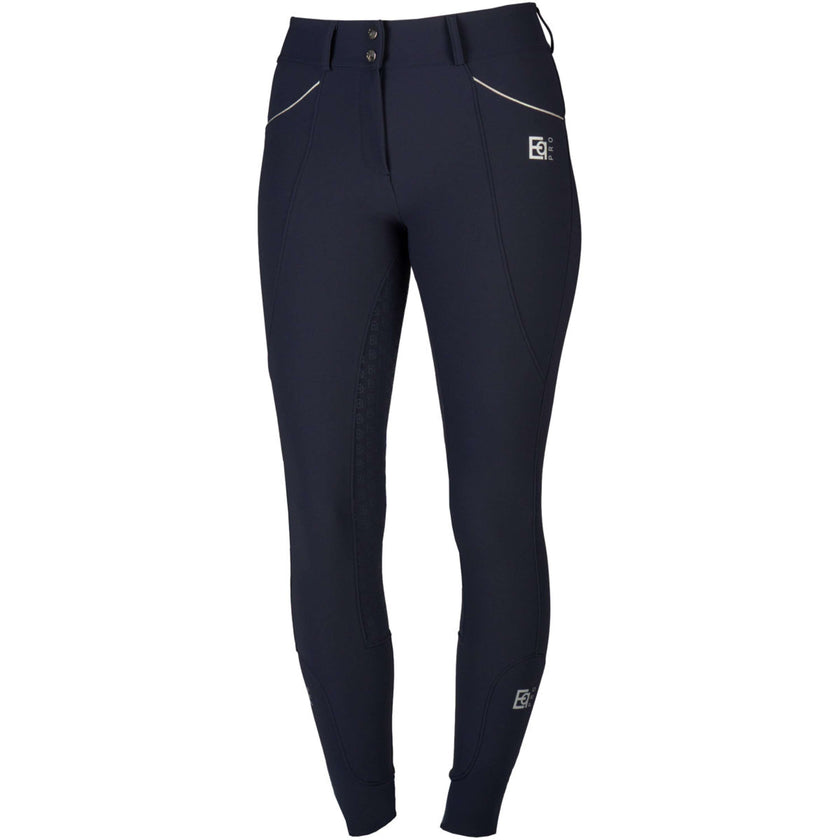 EQPRO Rijbroek Sylvie Full Grip Navy Blue