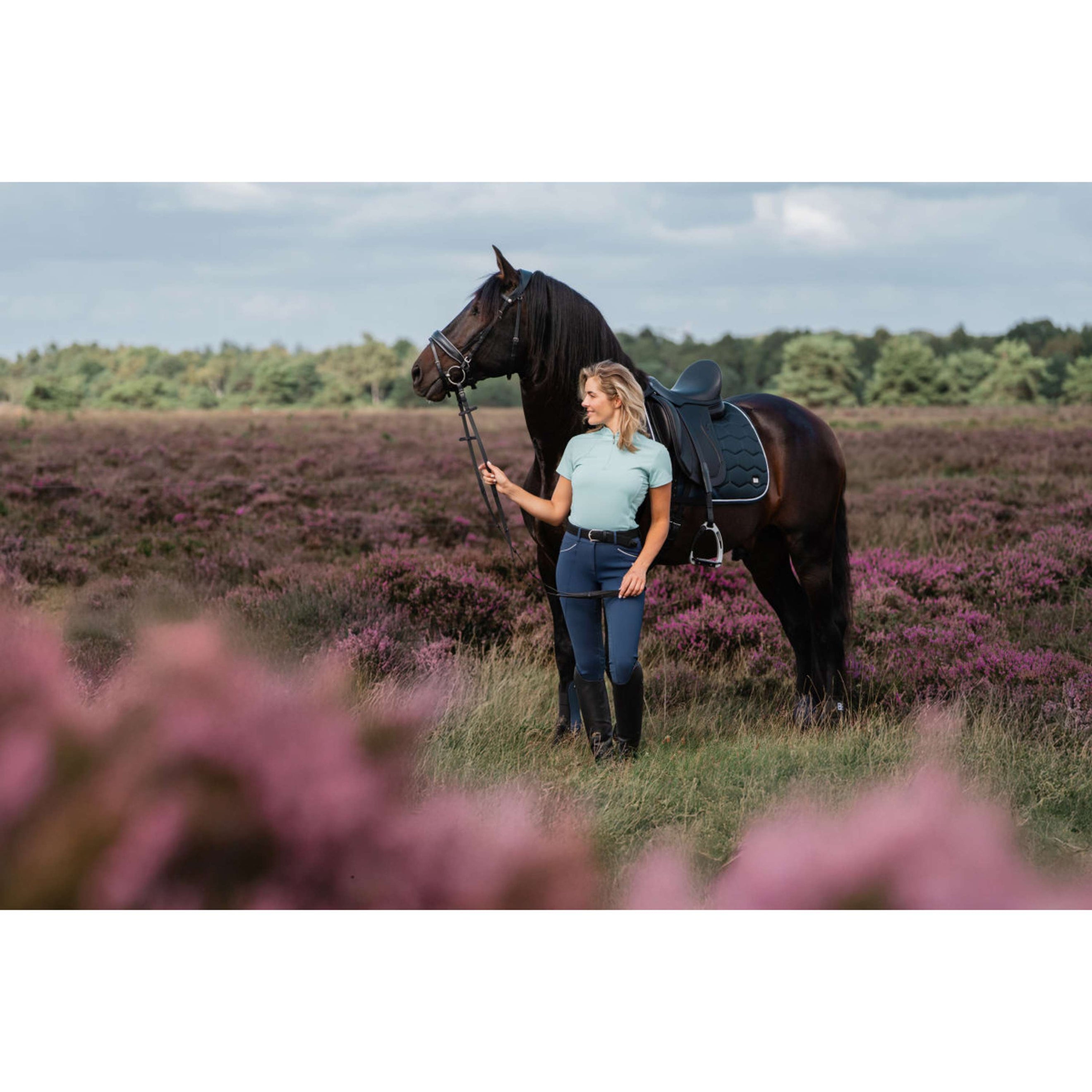 EQPRO Trainingsshirt Madeline Blue Reef EQPRO Trainingsshirt Madeline Blue Reef