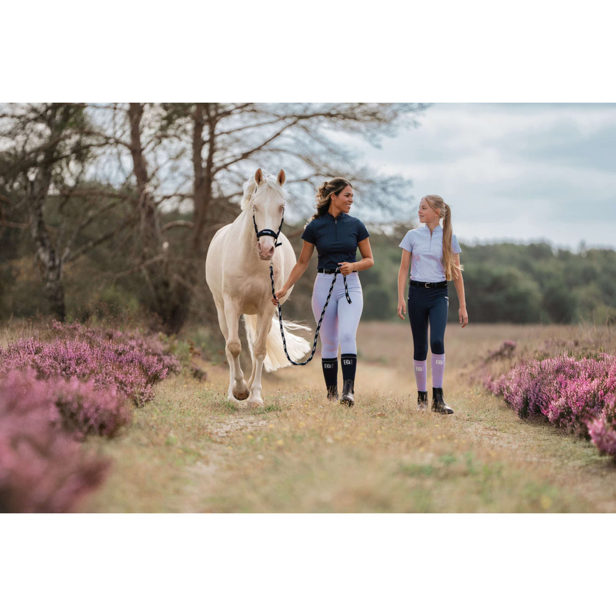 EQPRO Rijlegging Sofia Full Grip Lilac Coral