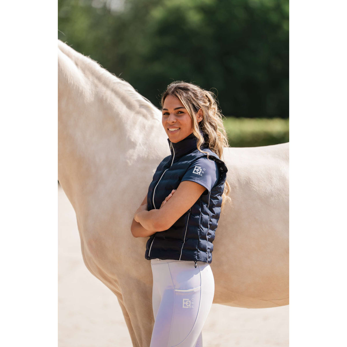 EQPRO Rijlegging Sofia Full Grip Lilac Coral