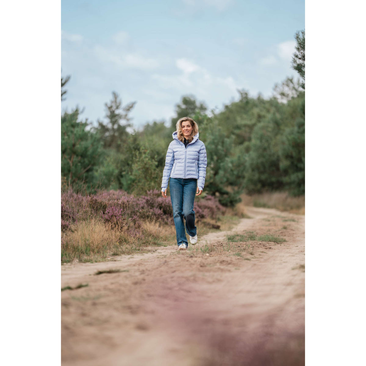 EQPRO Jas Violet Gewatteerd Lilac Coral