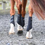 Equilibrium Beenbeschermers Stretch & Flex Flatwork Zwart