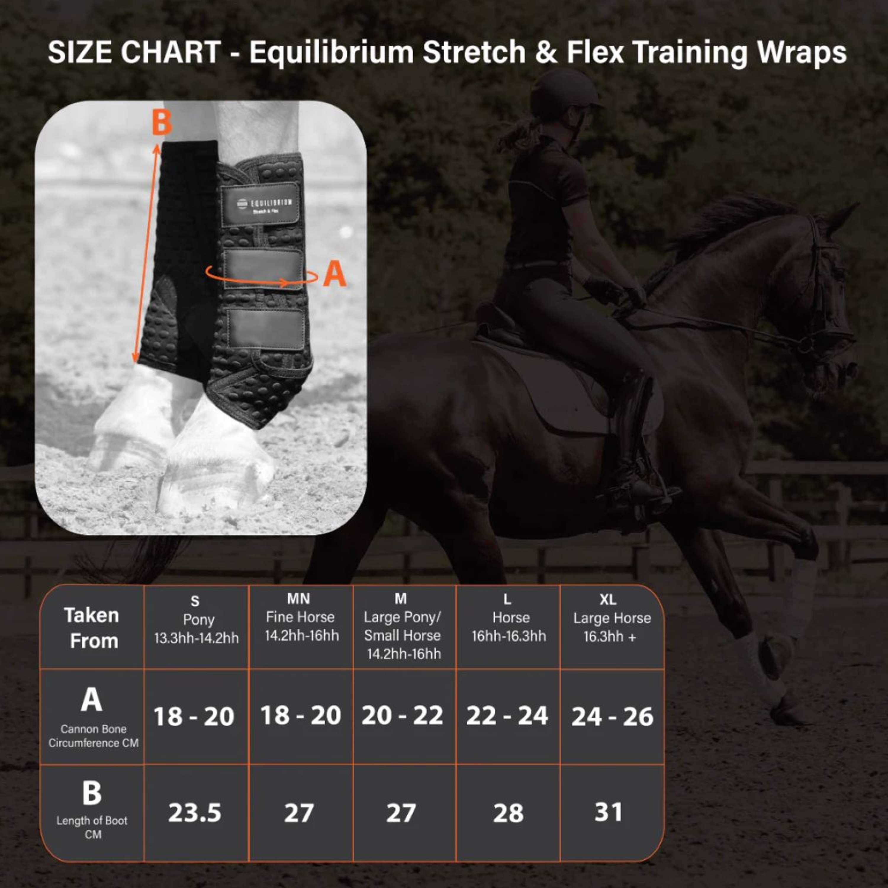 Equilibrium Beenbeschermers Stretch & Flex Training Zwart