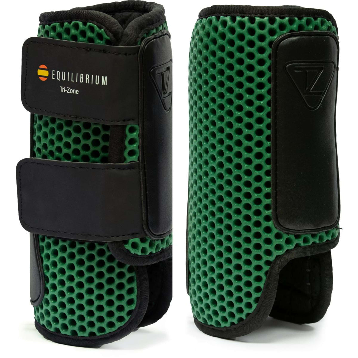 Equilibrium Beenbeschermers Tri-Zone Impact Sports Voor Hunter Green