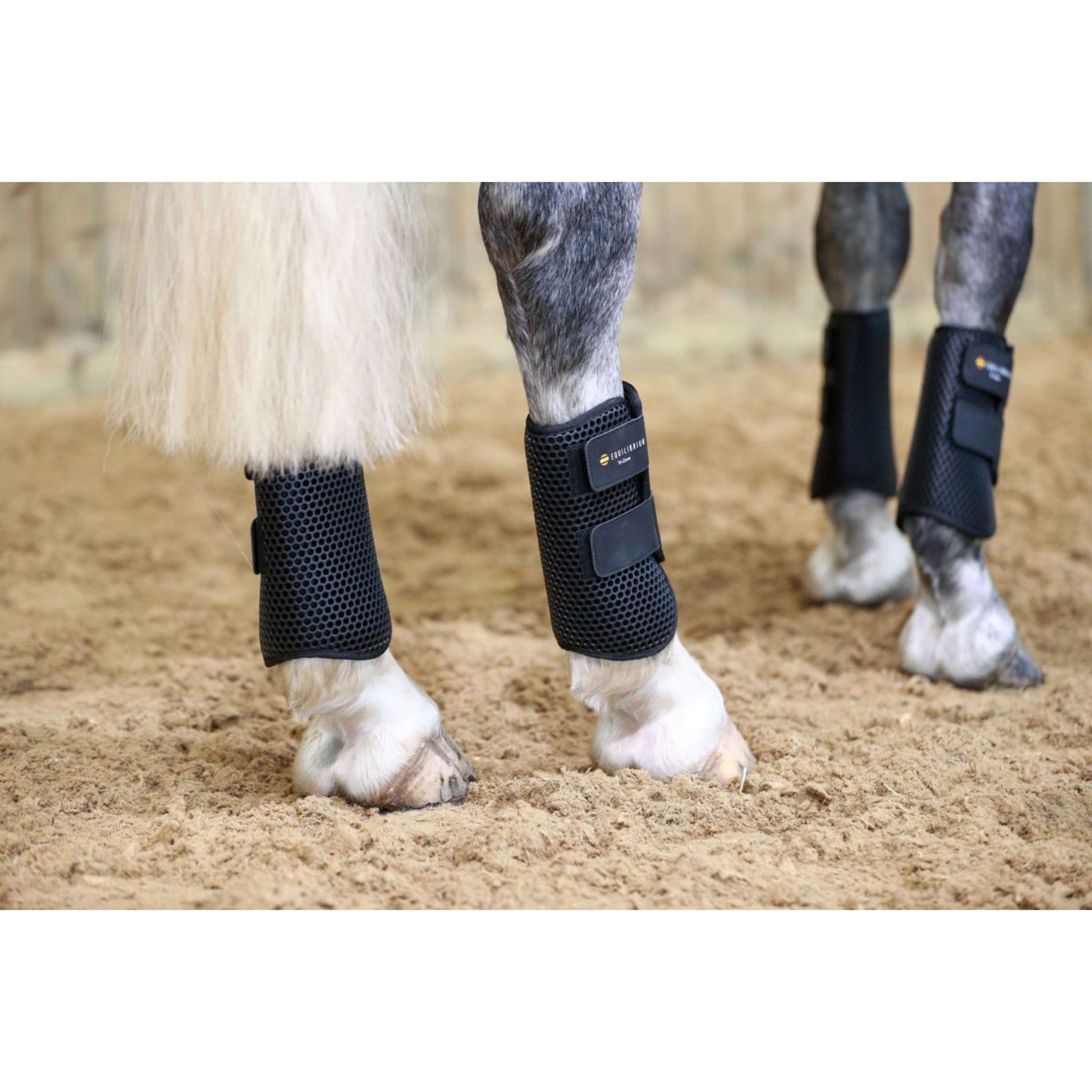 Equilibrium Beenbeschermers Tri-Zone All Sports Zwart