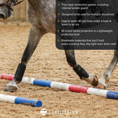 Equilibrium Beenbeschermers Tri-Zone All Sports Zwart