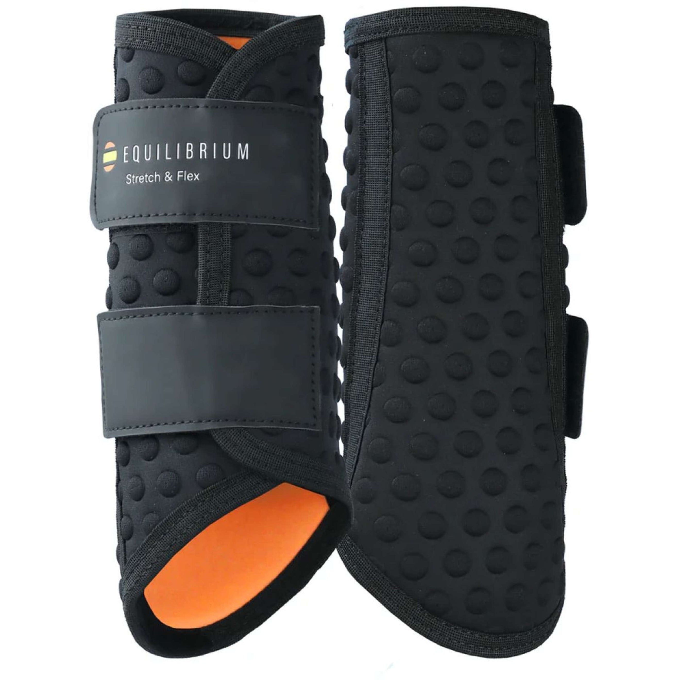 Equilibrium Beenbeschermers Stretch & Flex Flatwork Zwart