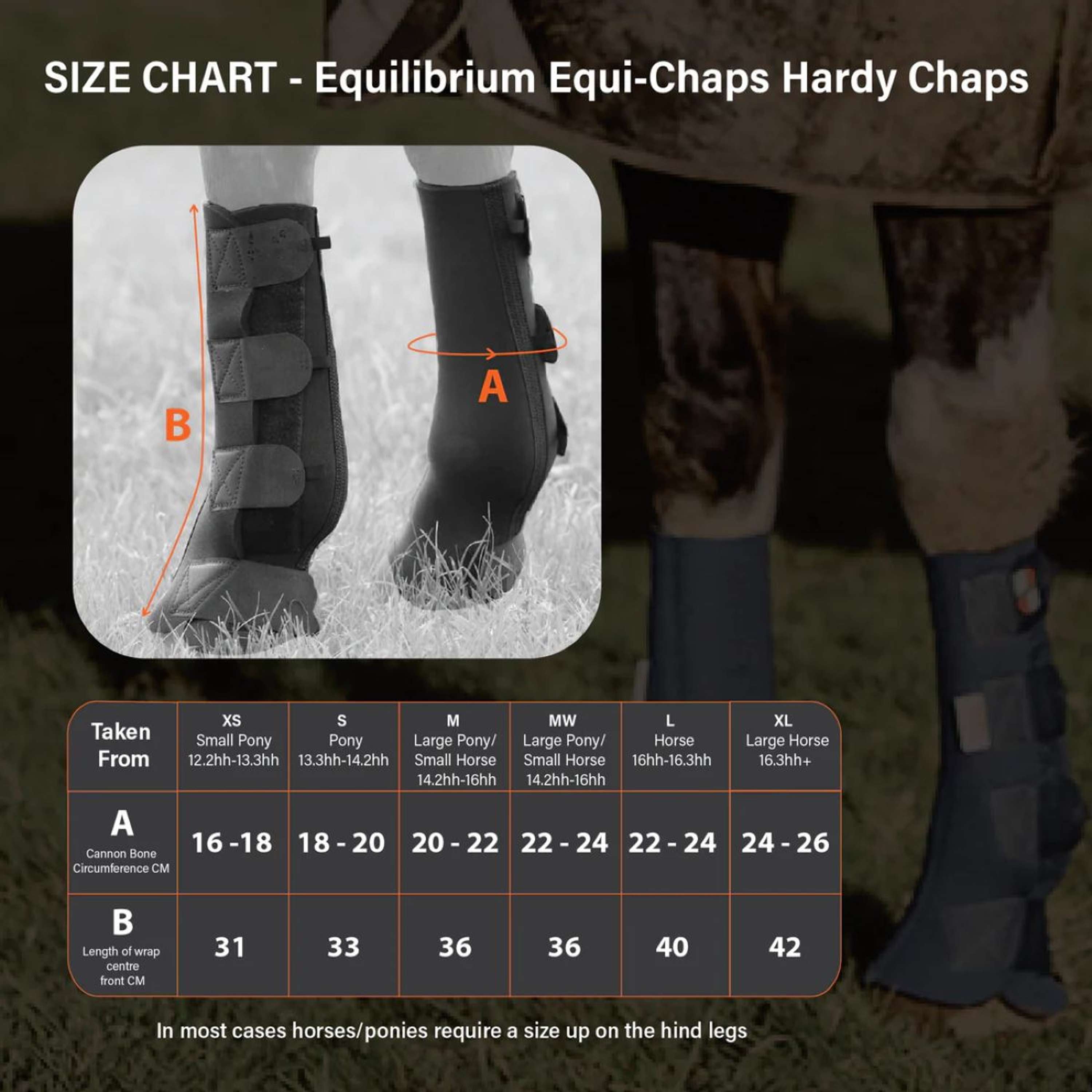 Equilibrium Beenbeschermers Equi-Chaps Hardy Navy