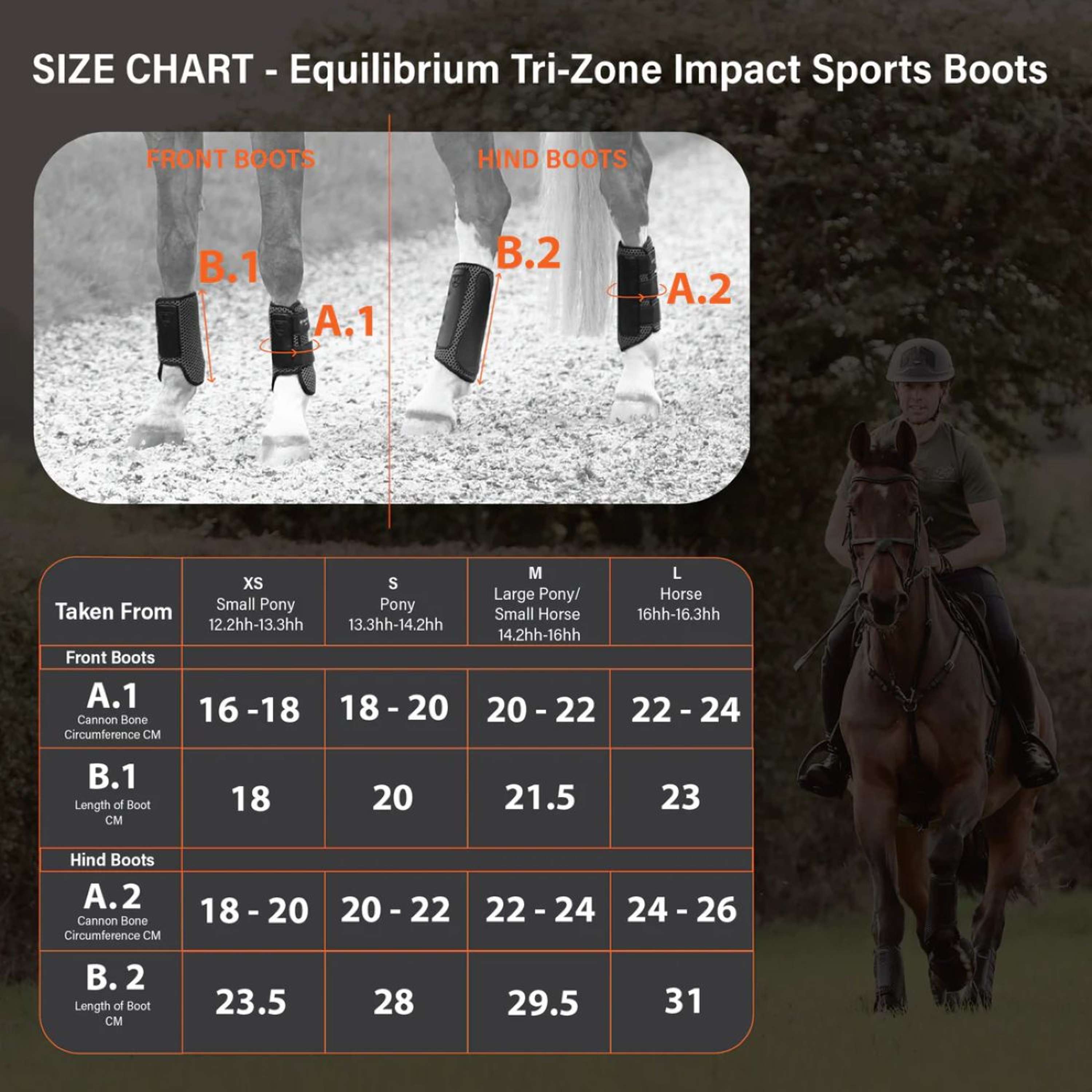 Equilibrium Beenbeschermers Tri-Zone Impact Sports Voor Zwart