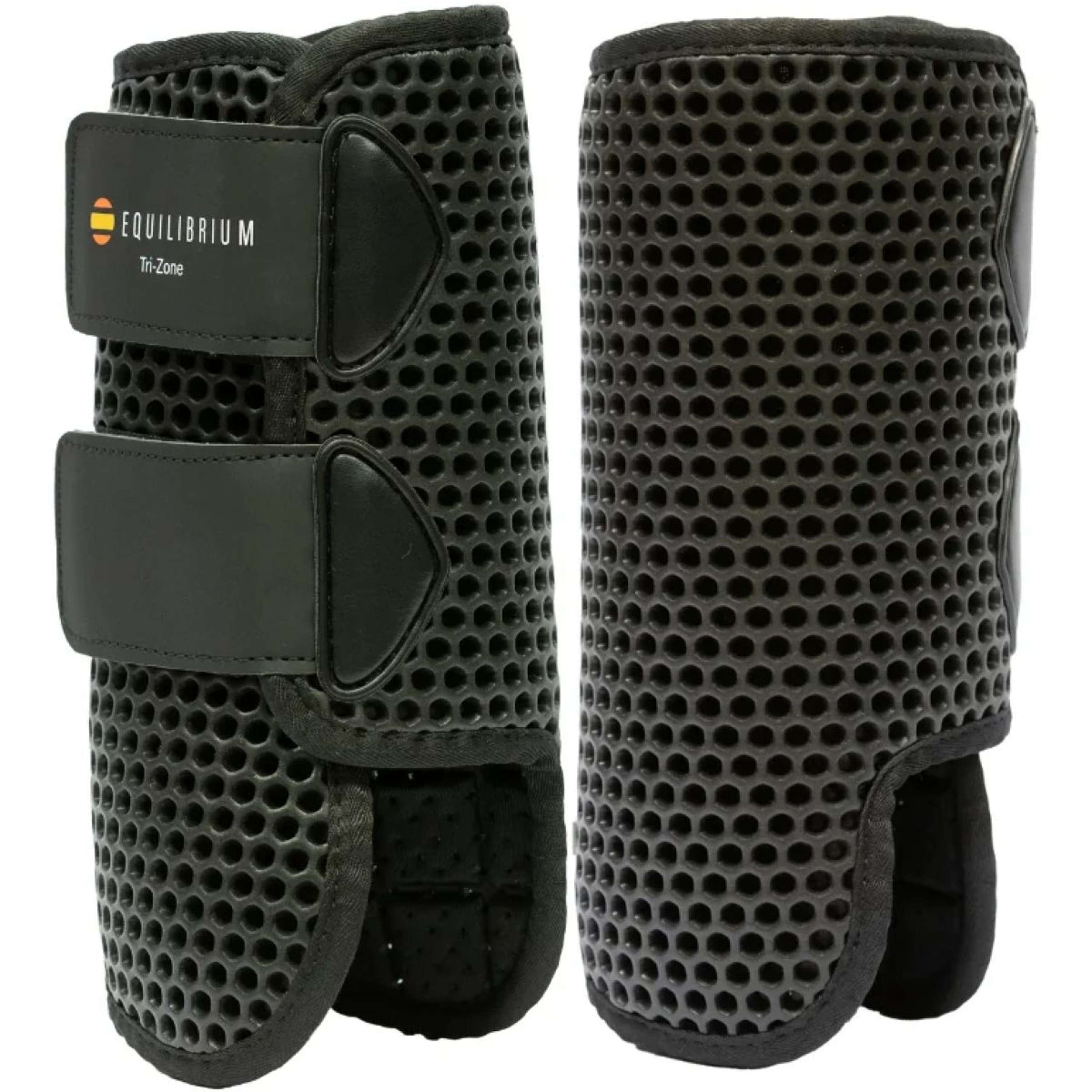 Equilibrium Beenbeschermers Tri-Zone All Sports Zwart