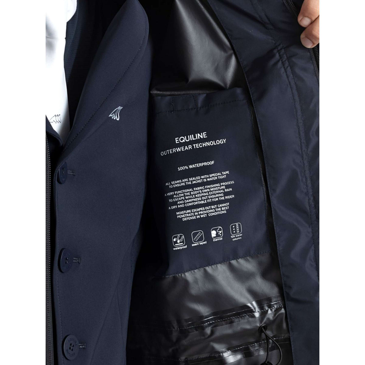 Equiline Regenjas Eqrevek Navy