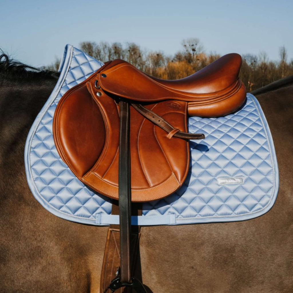 EQUITHÈME Zadeldekje Nacre Springen Blauw