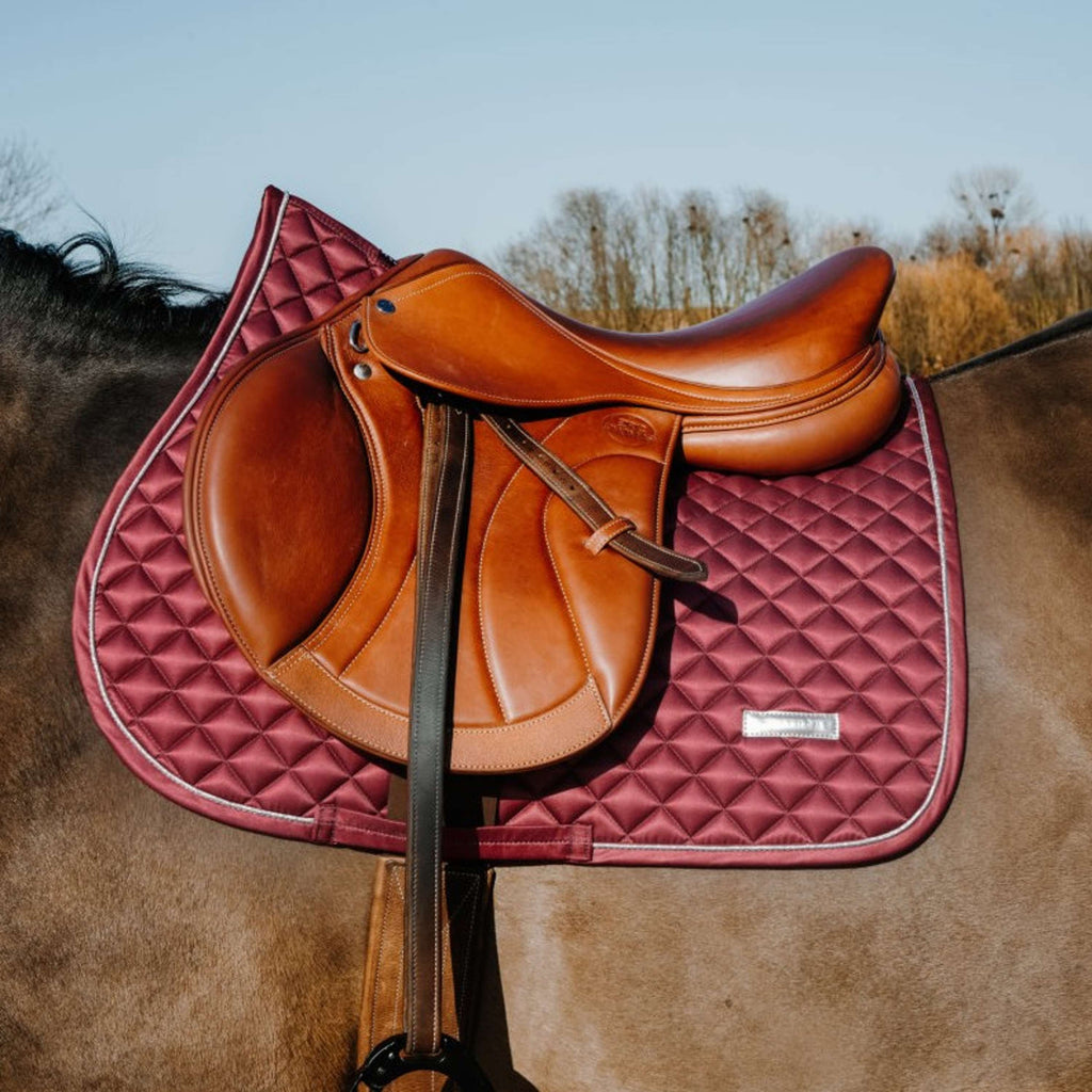 EQUITHÈME Zadeldekje Nacre Springen Bordeaux