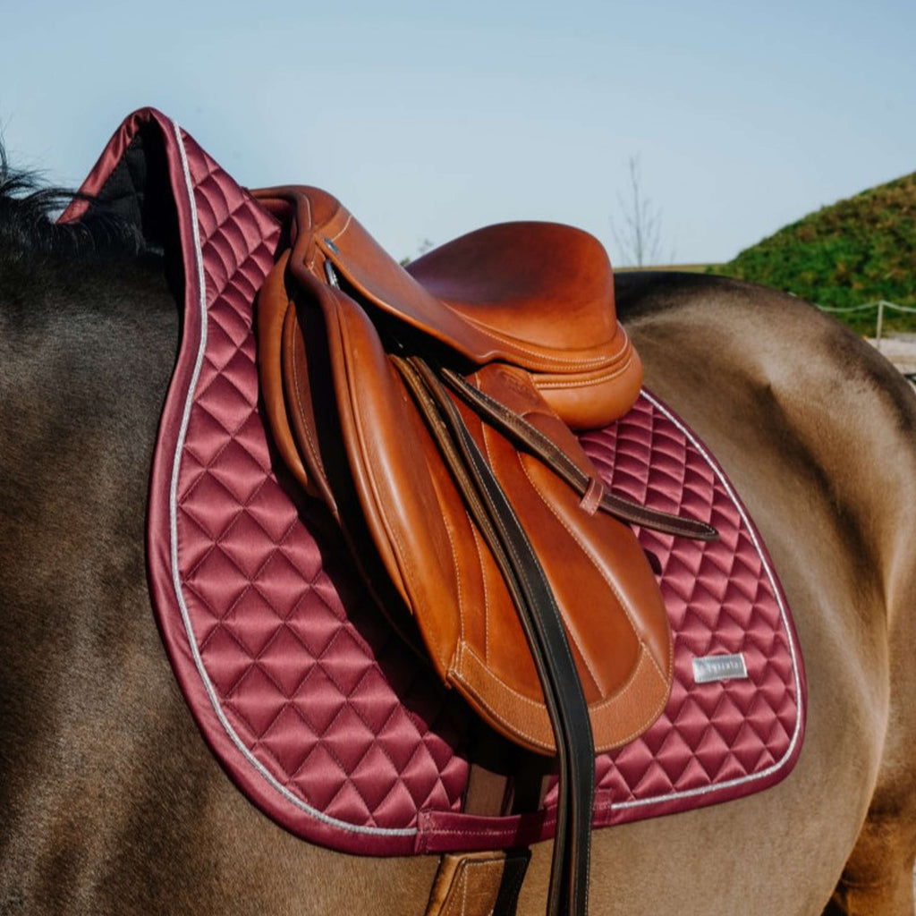 EQUITHÈME Zadeldekje Nacre Springen Bordeaux