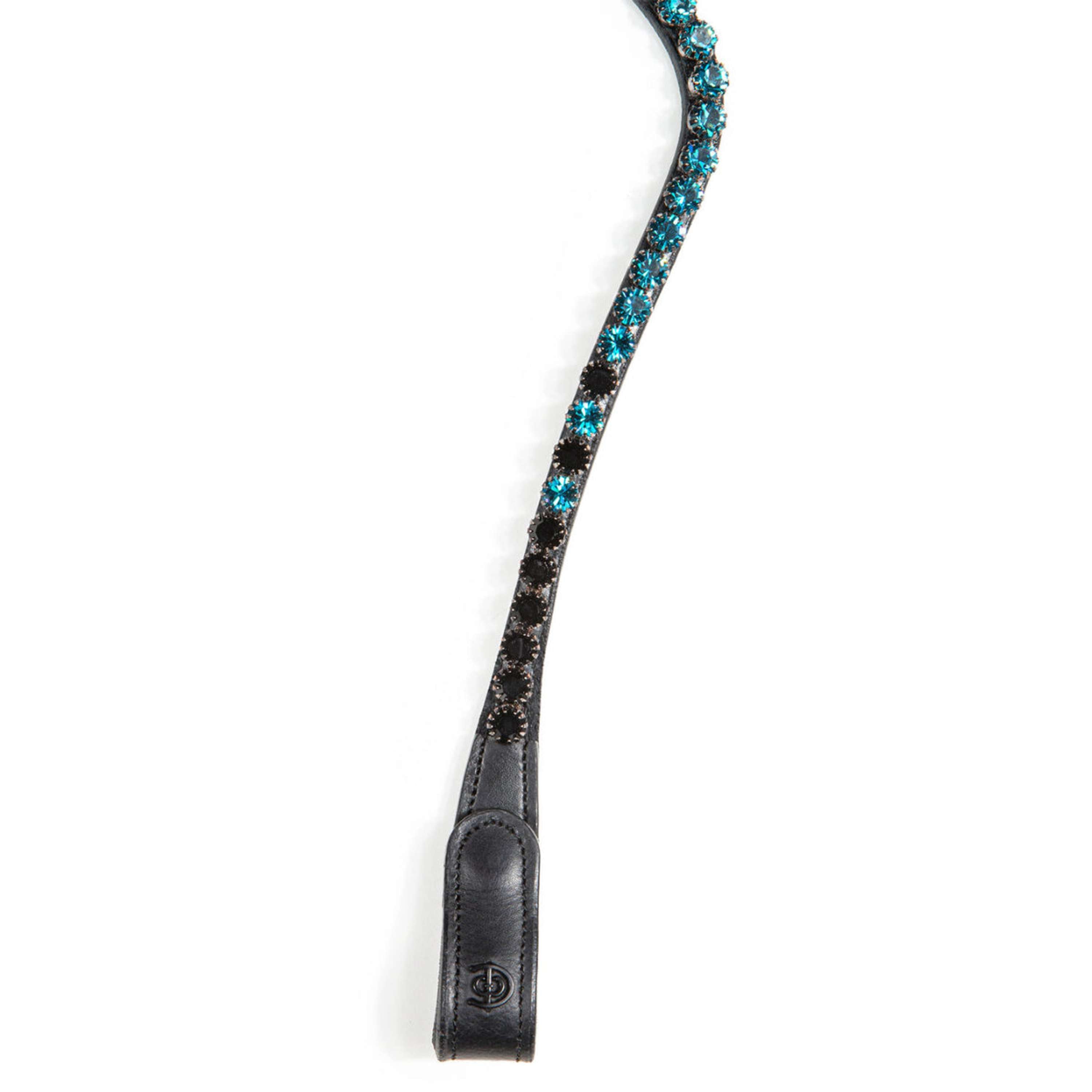 Equestrian Stockholm Frontriem Faded 8mm Blue Meadow
