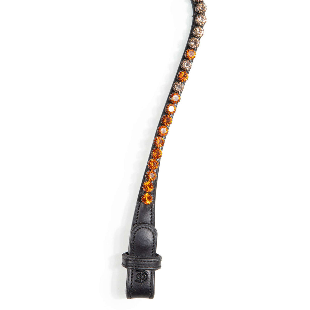 Equestrian Stockholm Frontriem Faded 8mm Chestnut