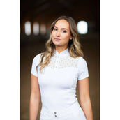 Equestrian Stockholm Wedstrijdshirt Crystal Champion Wit