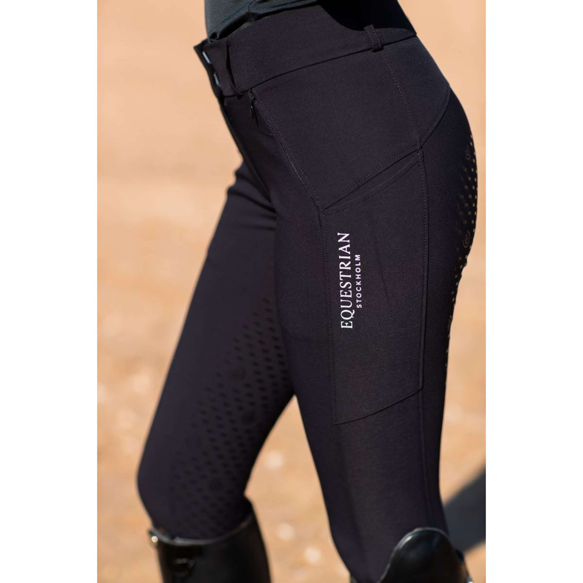 Equestrian Stockholm Rijbroek Elite Dressage Zwart