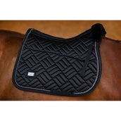 Equestrian Stockholm Zadeldekje Vegan Fur Springen Crystal Black