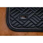 Equestrian Stockholm Zadeldekje Vegan Fur Springen Crystal Black