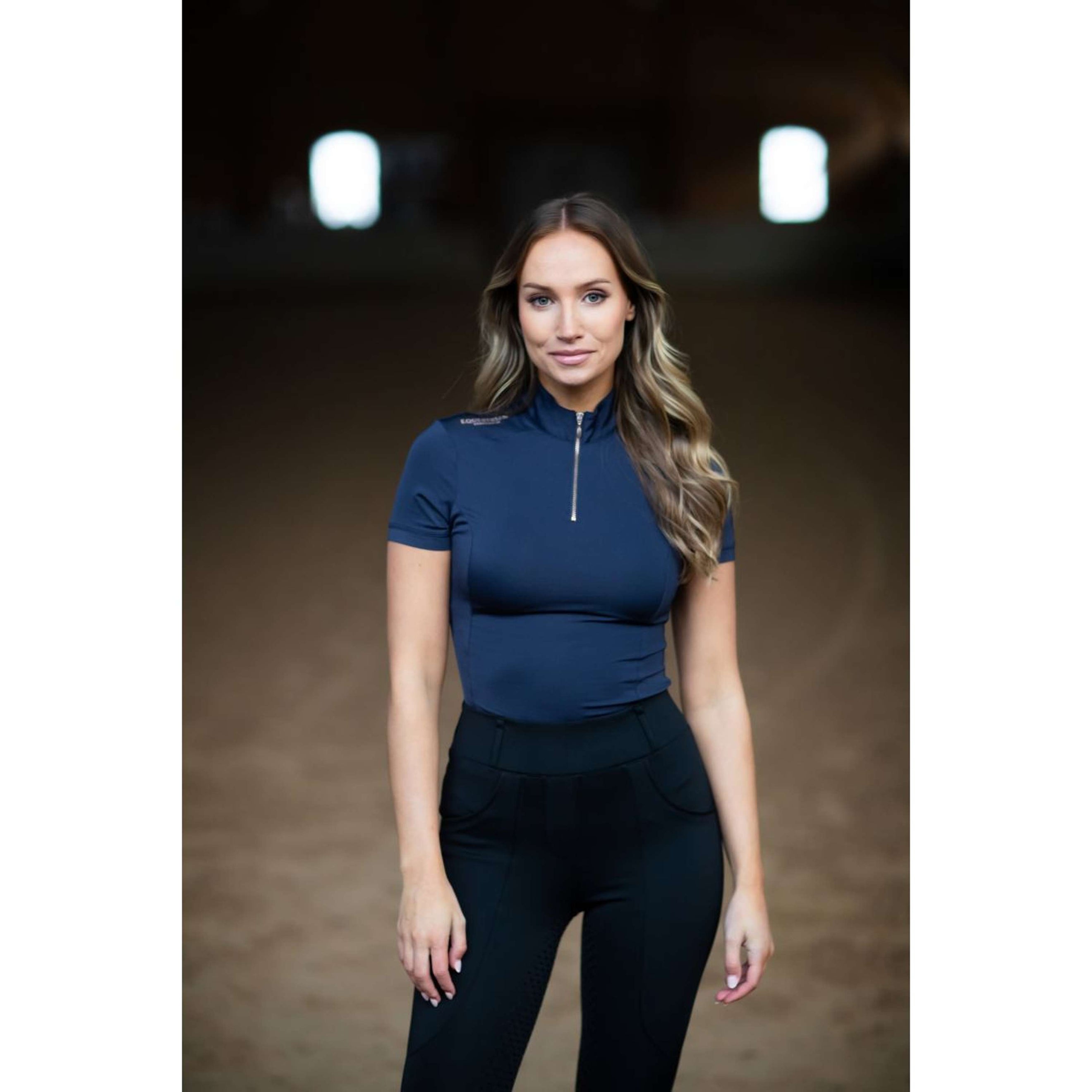 Equestrian Stockholm Shirt UV Protection Midnight Blue Equestrian Stockholm Shirt UV Protection Midnight Blue