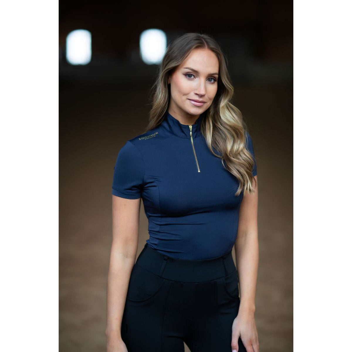 Equestrian Stockholm Shirt UV Protection Midnight Blue