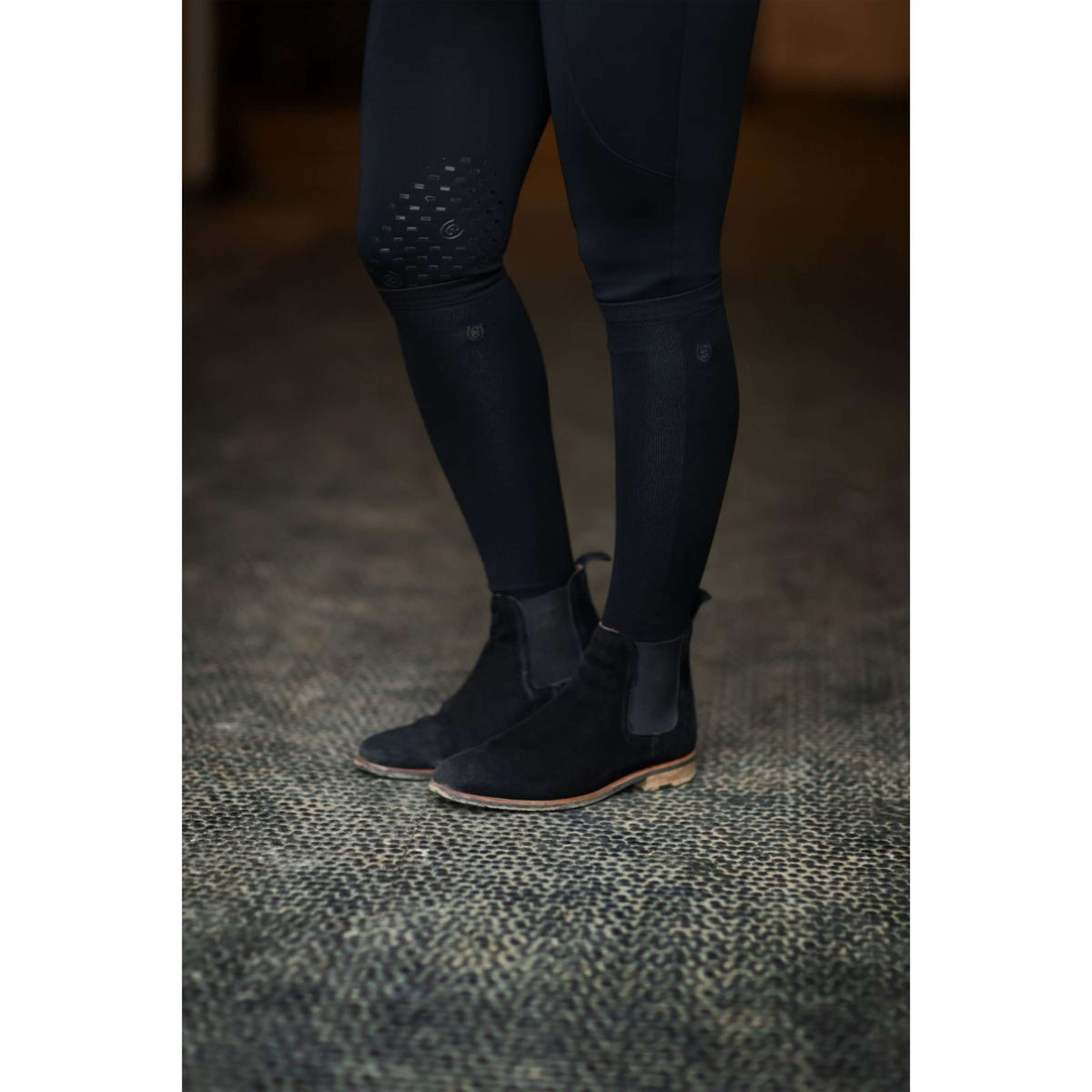 Equestrian Stockholm Rijsokken Bamboo Blend Zwart