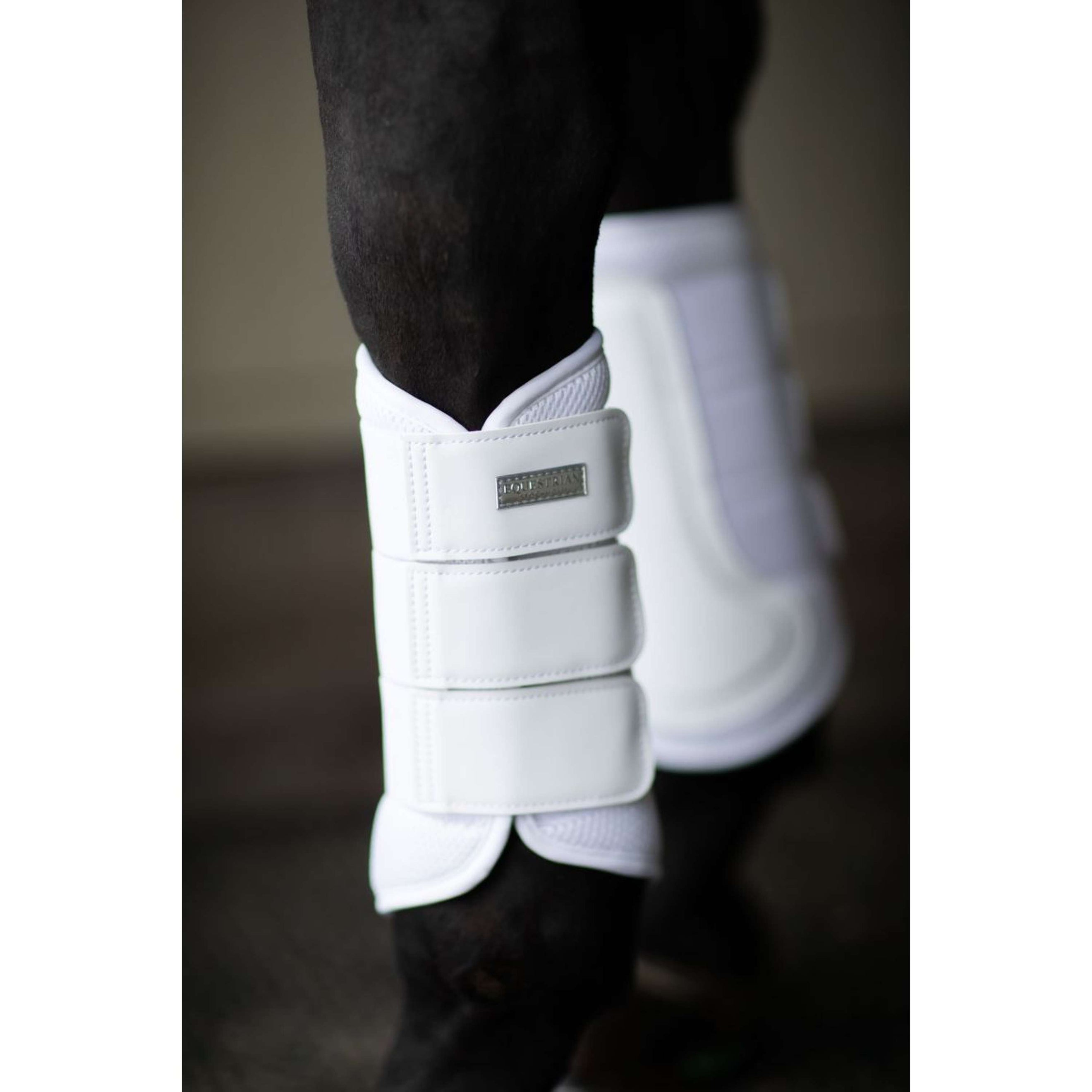 Equestrian Stockholm Beenbeschermers Classic Mesh White Silver Equestrian Stockholm Beenbeschermers Classic Mesh White Silver