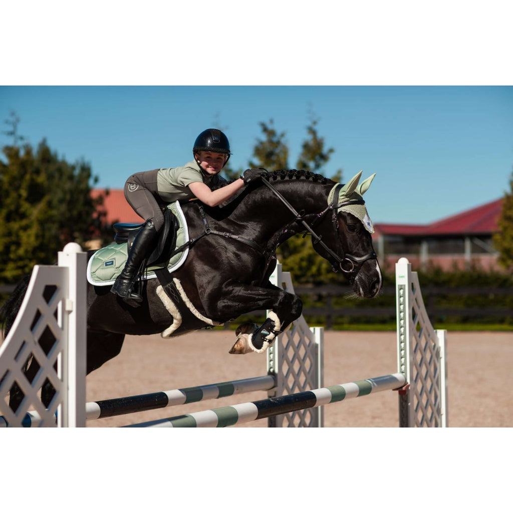 Equestrian Stockholm Oornetje Pistachio White