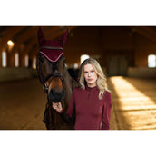 Equestrian Stockholm Oornetje Modern Crystal Bordeaux