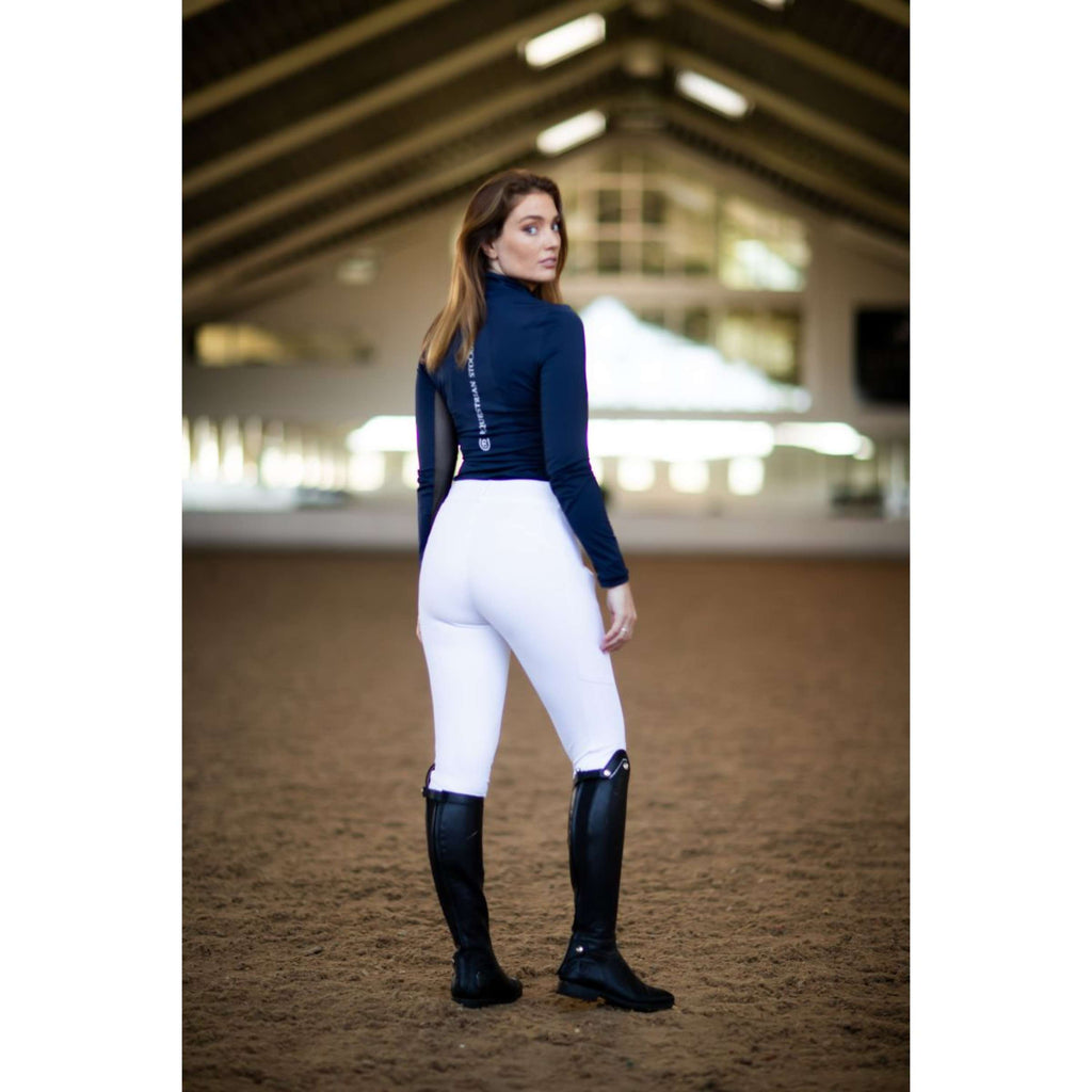 Equestrian Stockholm Rijbroek Elite Jump Wit