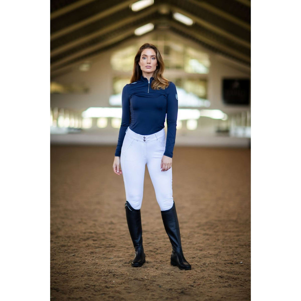 Equestrian Stockholm Rijbroek Elite Jump Wit