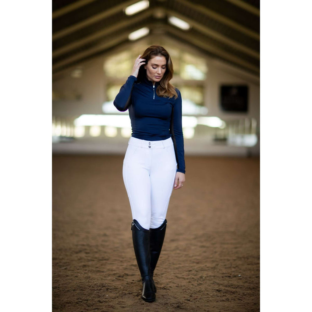 Equestrian Stockholm Rijbroek Elite Dressage Wit