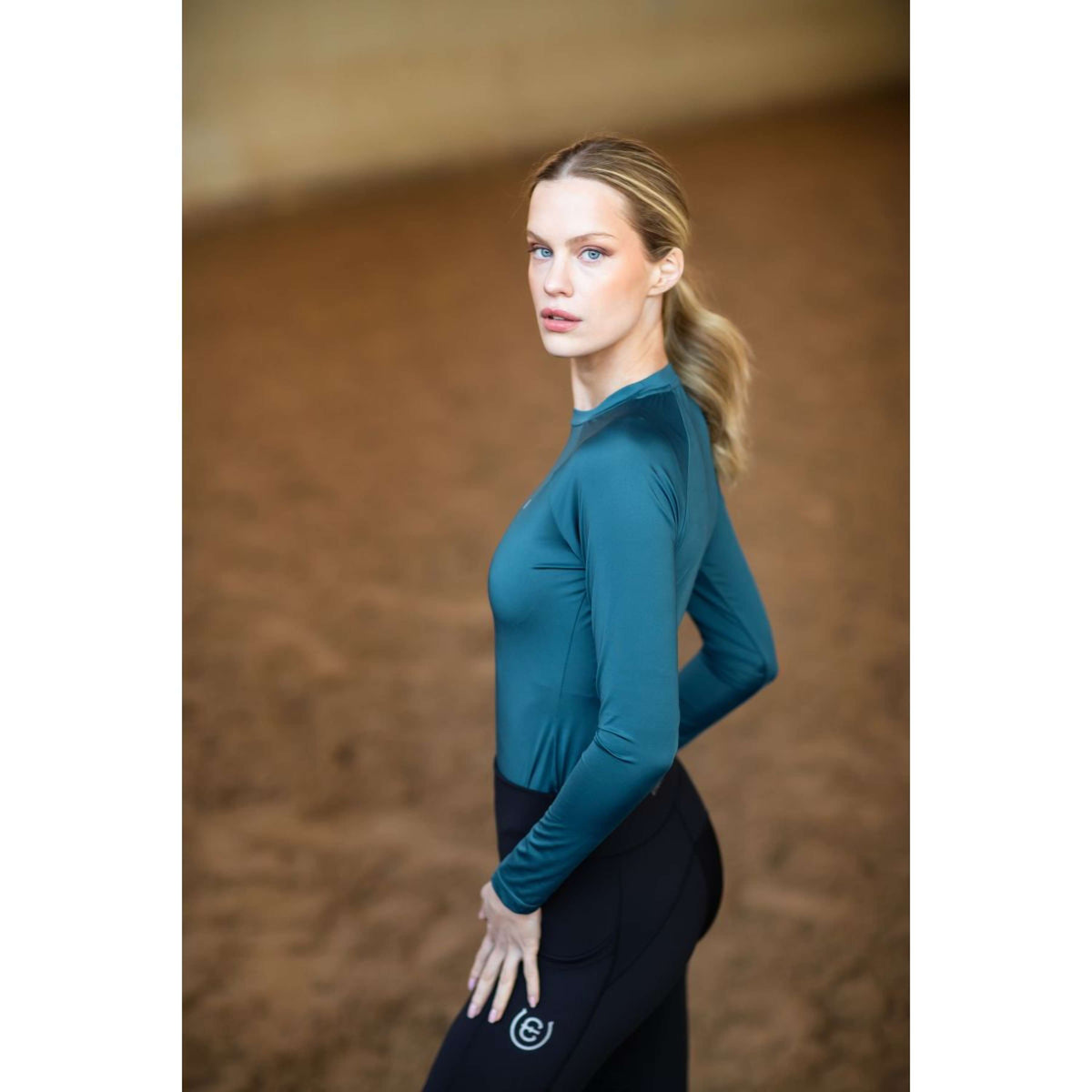 Equestrian Stockholm Shirt Dynamic Deep Teal