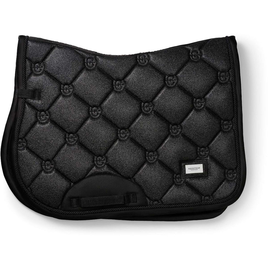 Equestrian Stockholm Zadeldekje Springen All Black Glimmer