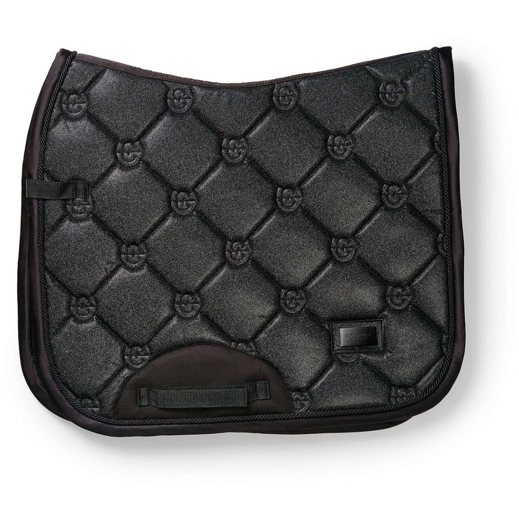 Equestrian Stockholm Zadeldekje Dressuur All Black Glimmer