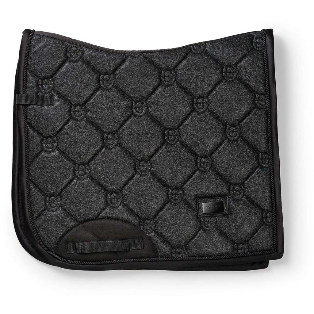 Equestrian Stockholm Zadeldekje Dressuur All Black Glimmer
