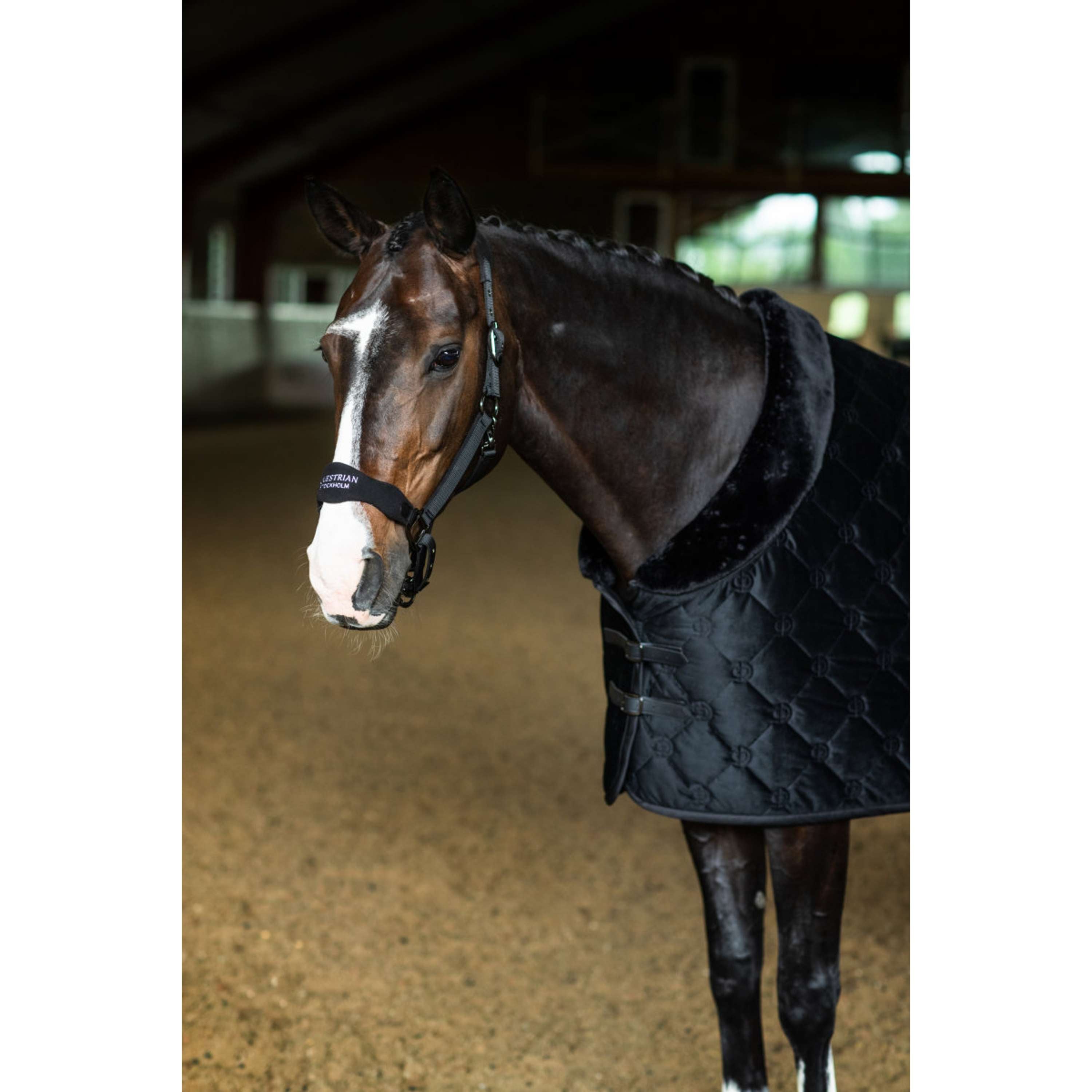 Equestrian Stockholm Fleecedeken Velvet Zwart