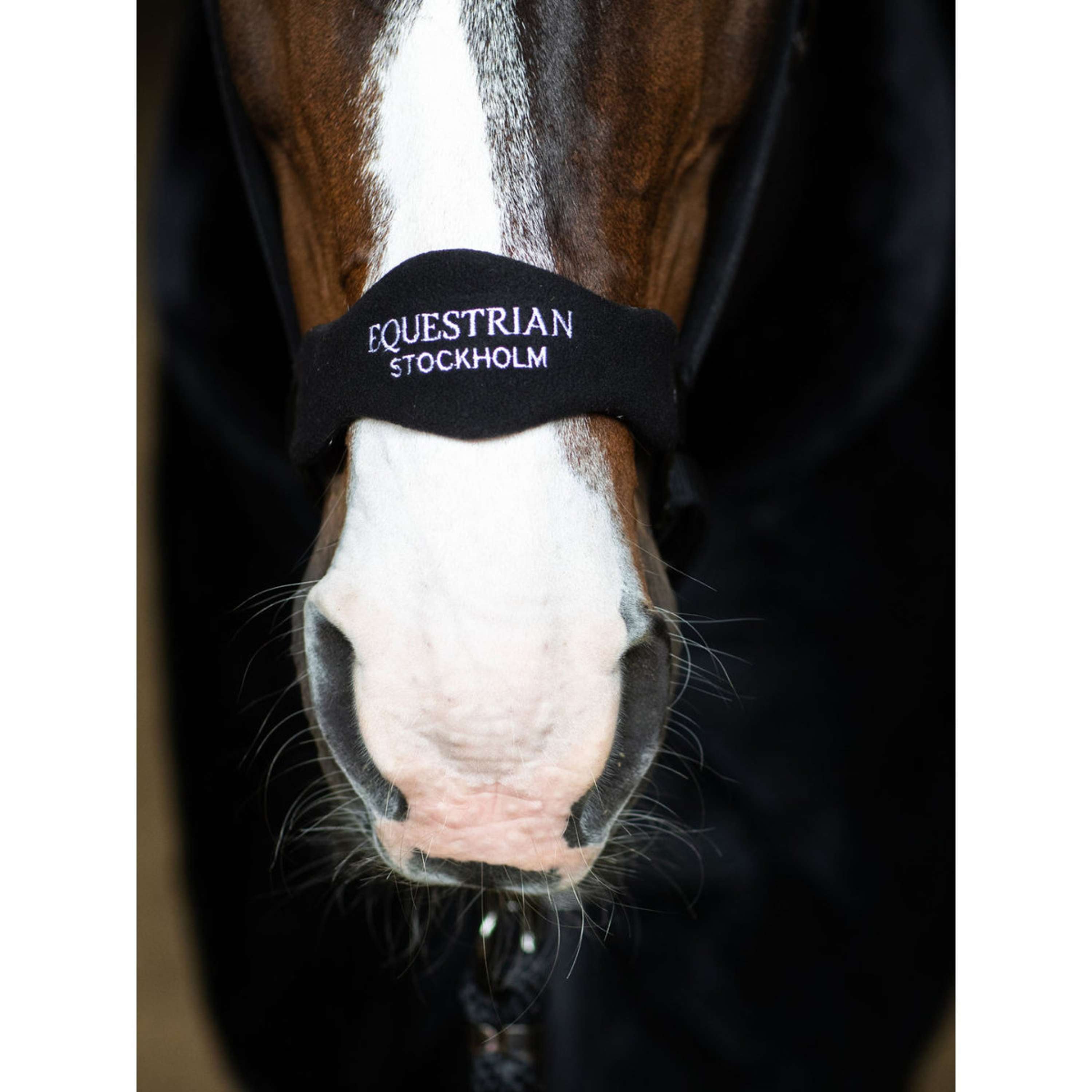 Equestrian Stockholm Halster Anatomic Fleece Zwart