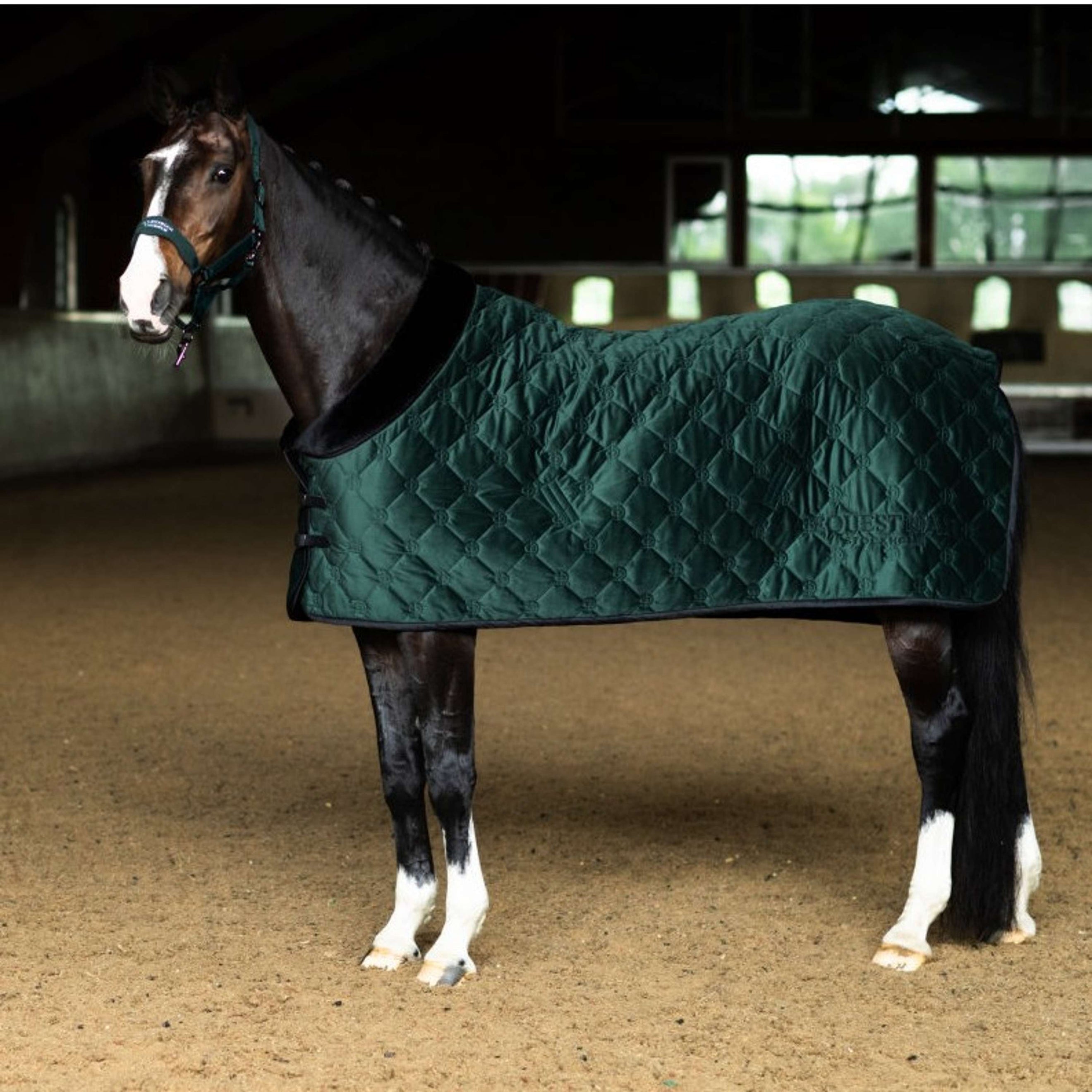 Equestrian Stockholm Fleecedeken Velvet Sycamore Green