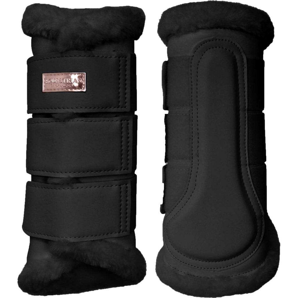 Equestrian Stockholm Beenbeschermers Zwart/Blush