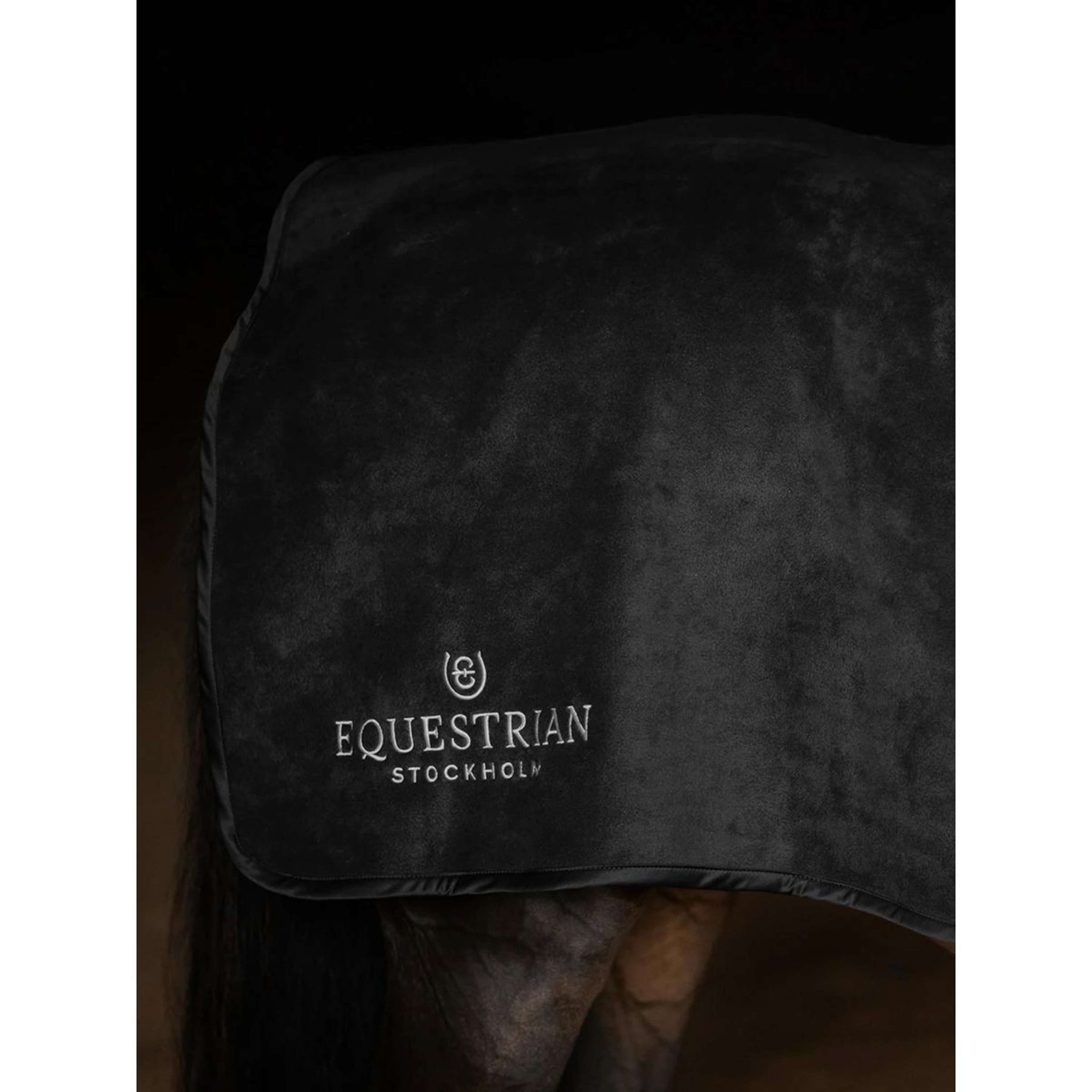 Equestrian Stockholm Quarter Rug Heavy Fleece Zwart