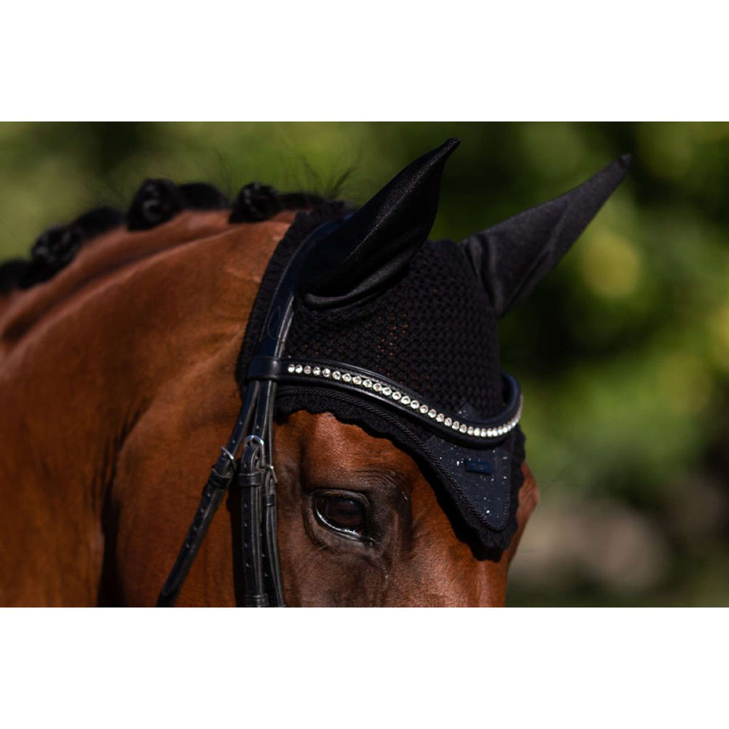 Equestrian Stockholm Oornetje All Black Glimmer